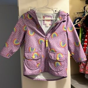 Cat & Jack 18 Month Girl’s Rainbow Rain Coat